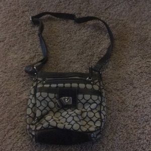 Black Patterned Purse